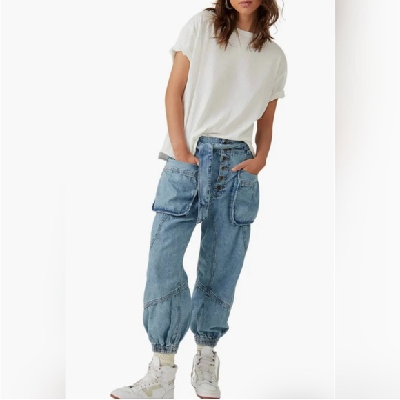 We The Free Denim - NWOT Free People We The Free Mai Tai Joggers